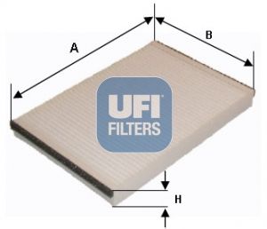 UFI Фильтр, воздух во внутренном пространстве 53.206.00