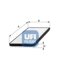 UFI Фильтр, воздух во внутренном пространстве 53.250.00