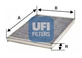 UFI Фильтр, воздух во внутренном пространстве 54.102.00