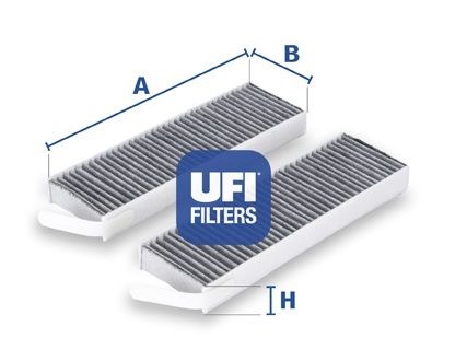 UFI Фильтр, воздух во внутренном пространстве 54.172.00