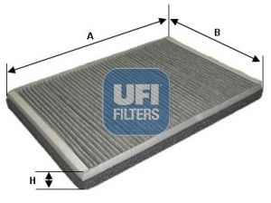UFI Фильтр, воздух во внутренном пространстве 54.247.00