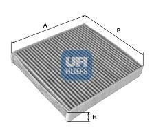 UFI Фильтр, воздух во внутренном пространстве 54.268.00