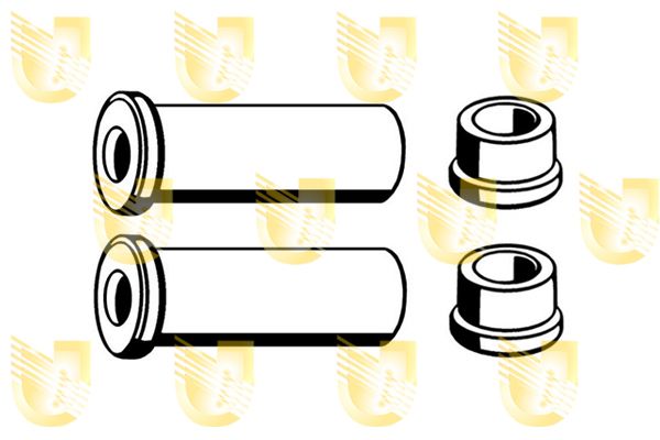 UNIGOM Втулка, листовая рессора 168004K