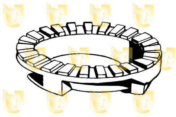 UNIGOM Опорное кольцо, опора стойки амортизатора 390150