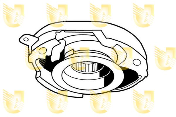 UNIGOM Опора стойки амортизатора 391054