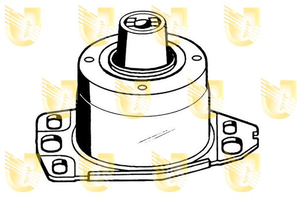 UNIGOM Подвеска, двигатель 395309