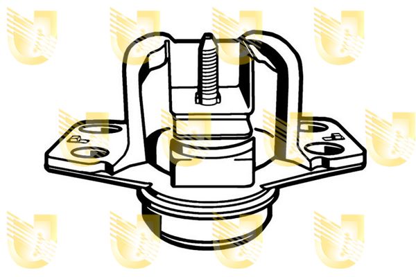 UNIGOM Подвеска, двигатель 396741