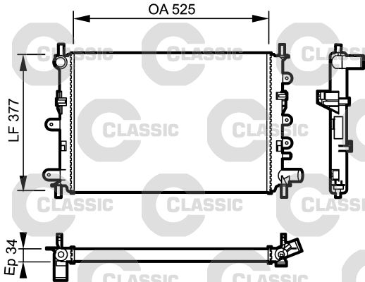 VALEO Radiators, Motora dzesēšanas sistēma 230856