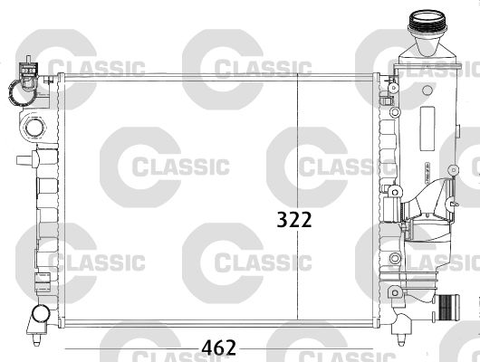 VALEO Radiators, Motora dzesēšanas sistēma 231498