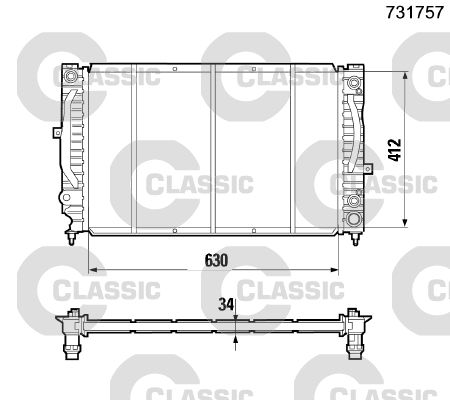 VALEO Radiators, Motora dzesēšanas sistēma 231757