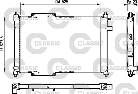 VALEO Radiators, Motora dzesēšanas sistēma 231818