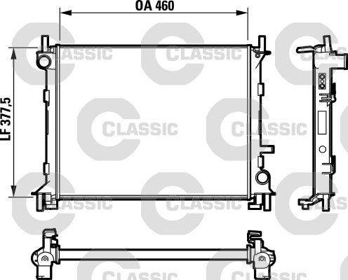 VALEO Radiators, Motora dzesēšanas sistēma 232731