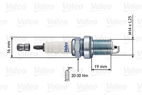 VALEO Свеча зажигания 246870