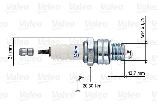 VALEO Aizdedzes svece 246878