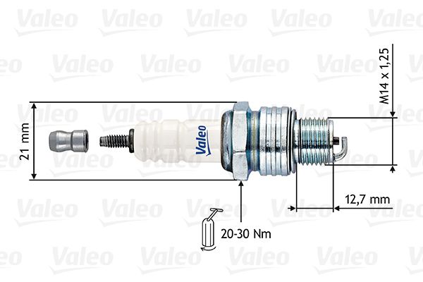 VALEO Свеча зажигания 246882