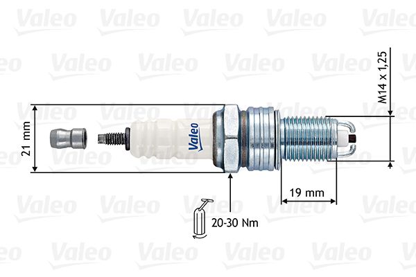 VALEO Aizdedzes svece 246887