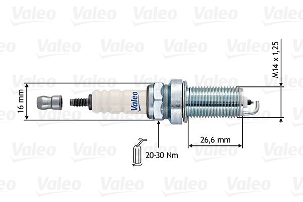 VALEO Свеча зажигания 246889