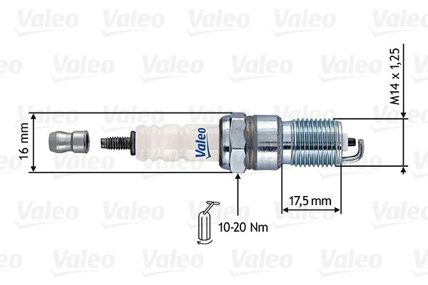 VALEO Aizdedzes svece 246893