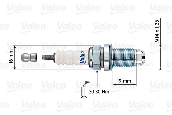 VALEO Aizdedzes svece 246901