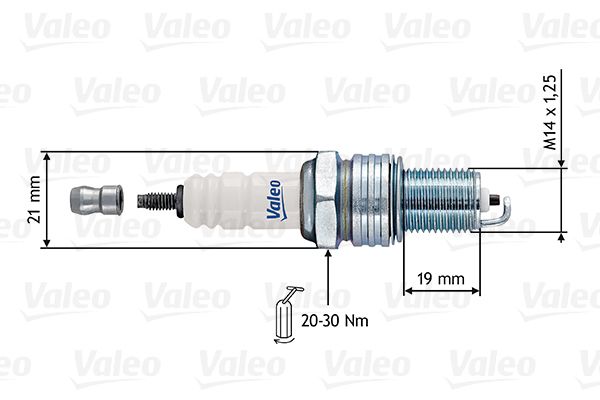 VALEO Свеча зажигания 246912