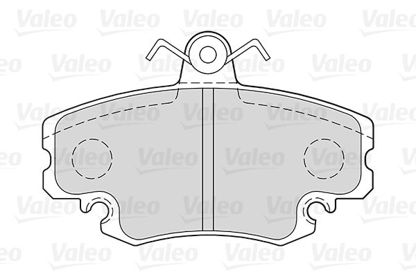 VALEO Комплект тормозных колодок, дисковый тормоз 301002