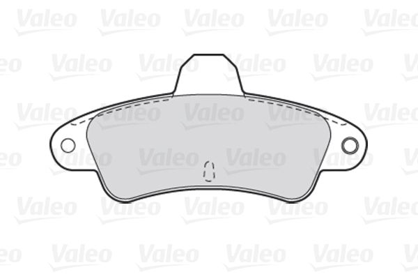 VALEO Комплект тормозных колодок, дисковый тормоз 301005