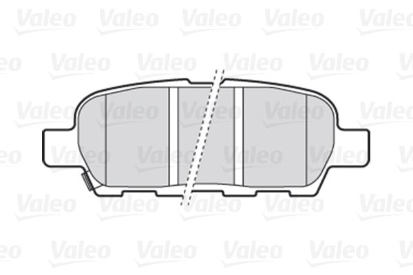 VALEO Комплект тормозных колодок, дисковый тормоз 301009