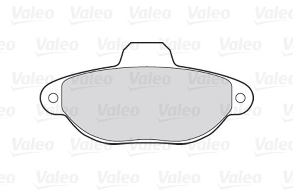 VALEO Комплект тормозных колодок, дисковый тормоз 301012