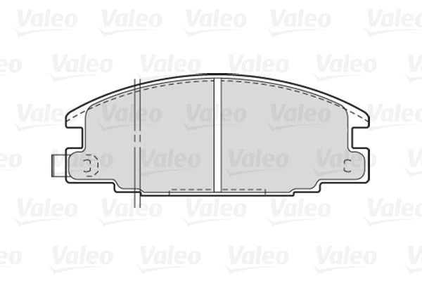 VALEO Комплект тормозных колодок, дисковый тормоз 301020