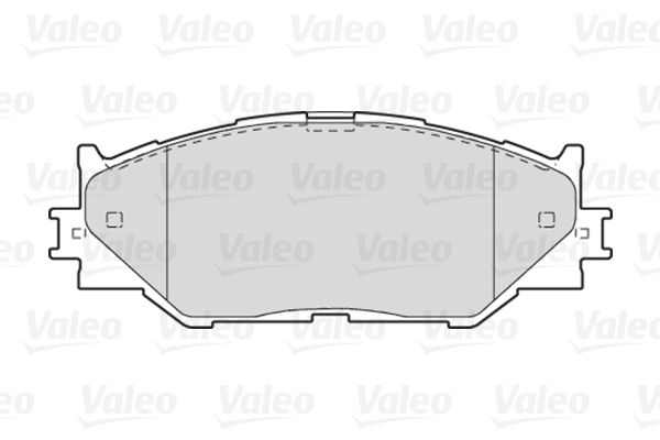 VALEO Комплект тормозных колодок, дисковый тормоз 301035