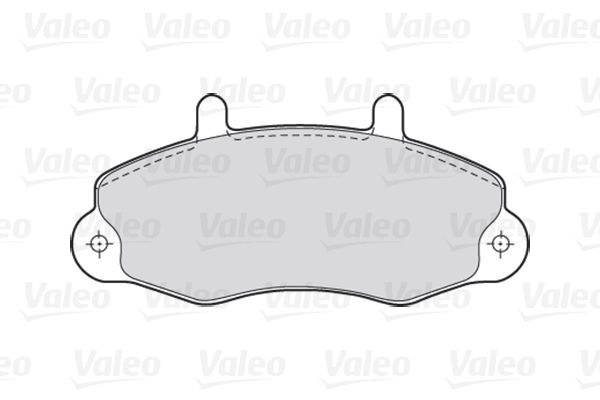 VALEO Комплект тормозных колодок, дисковый тормоз 301036