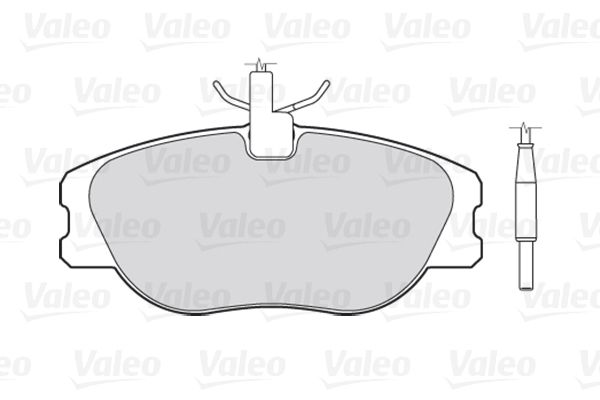 VALEO Комплект тормозных колодок, дисковый тормоз 301064