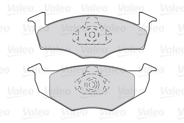 VALEO Комплект тормозных колодок, дисковый тормоз 301066