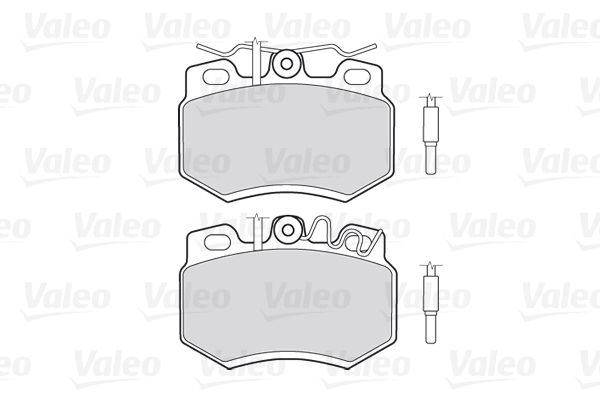 VALEO Комплект тормозных колодок, дисковый тормоз 301119