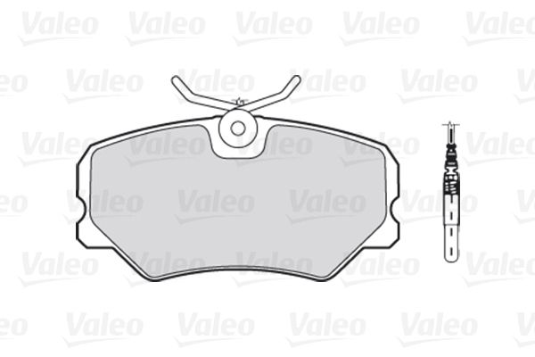 VALEO Комплект тормозных колодок, дисковый тормоз 301179