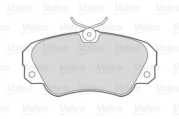 VALEO Комплект тормозных колодок, дисковый тормоз 301256