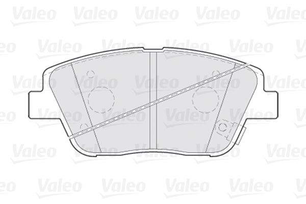 VALEO Bremžu uzliku kompl., Disku bremzes 301294