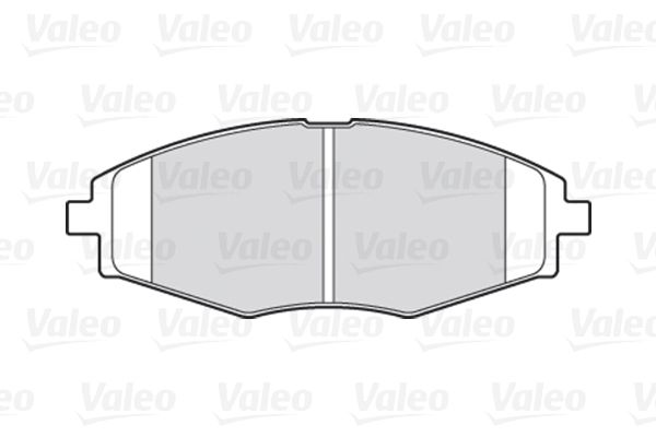 VALEO Комплект тормозных колодок, дисковый тормоз 301316