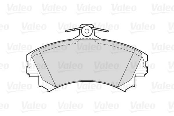 VALEO Комплект тормозных колодок, дисковый тормоз 301318