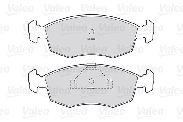 VALEO Комплект тормозных колодок, дисковый тормоз 301335