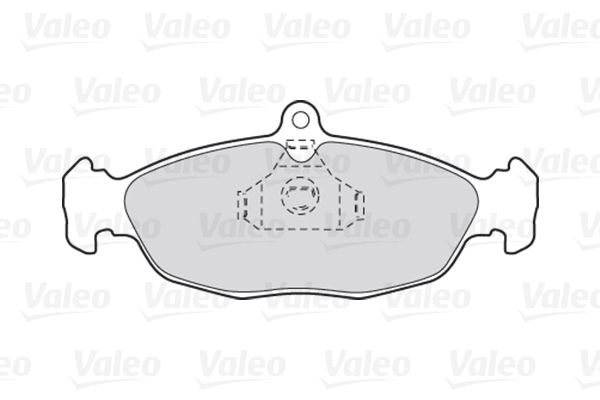 VALEO Комплект тормозных колодок, дисковый тормоз 301356