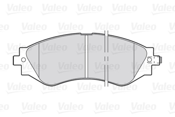 VALEO Комплект тормозных колодок, дисковый тормоз 301361