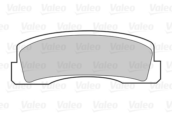 VALEO Комплект тормозных колодок, дисковый тормоз 301389