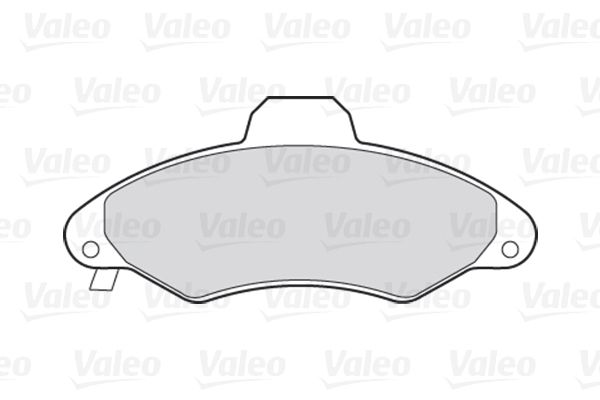 VALEO Комплект тормозных колодок, дисковый тормоз 301399