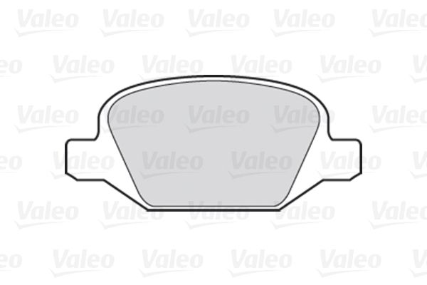VALEO Комплект тормозных колодок, дисковый тормоз 301407