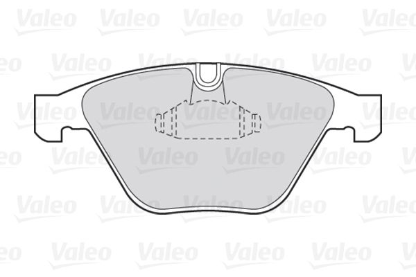 VALEO Комплект тормозных колодок, дисковый тормоз 301410