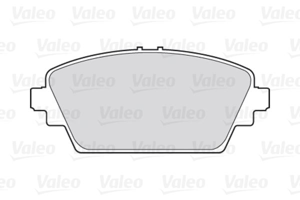 VALEO Комплект тормозных колодок, дисковый тормоз 301436