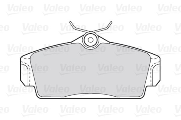 VALEO Комплект тормозных колодок, дисковый тормоз 301450