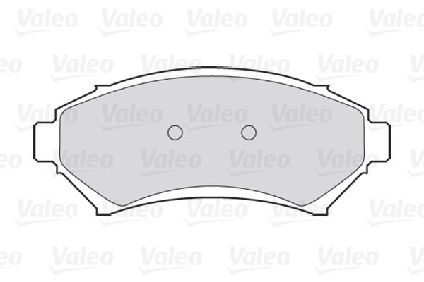VALEO Комплект тормозных колодок, дисковый тормоз 301458
