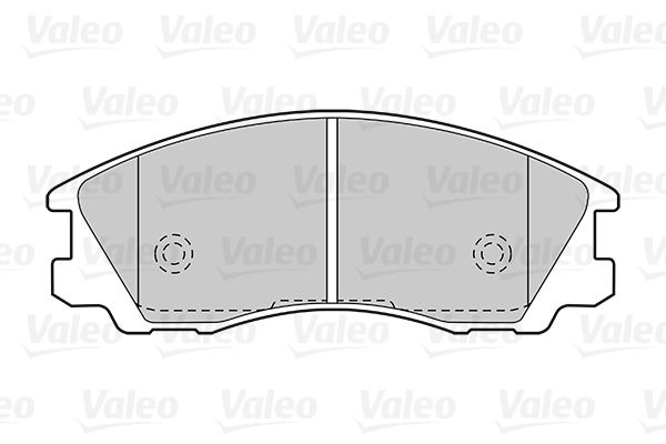 VALEO Комплект тормозных колодок, дисковый тормоз 301506